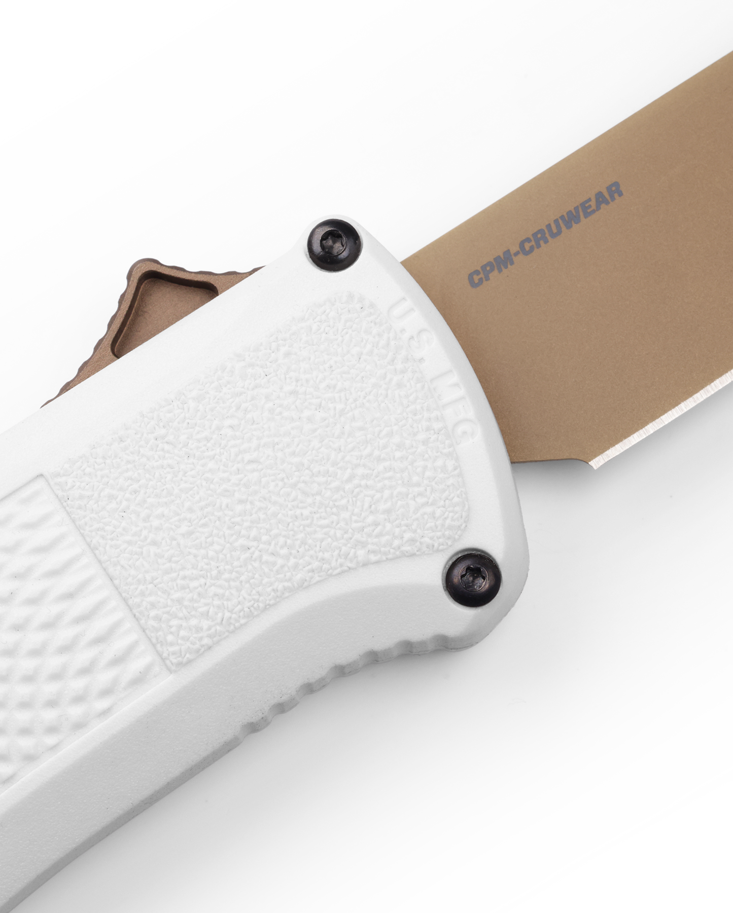 Benchmade Shootout AUTO OTF Knife 3.45" Black S30V Drop Point Blade, Black Aluminum Handles