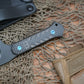 Blackside Customs Fedele X Fixed Blade Carbon 4.5" N690C PVD BSC-FX2