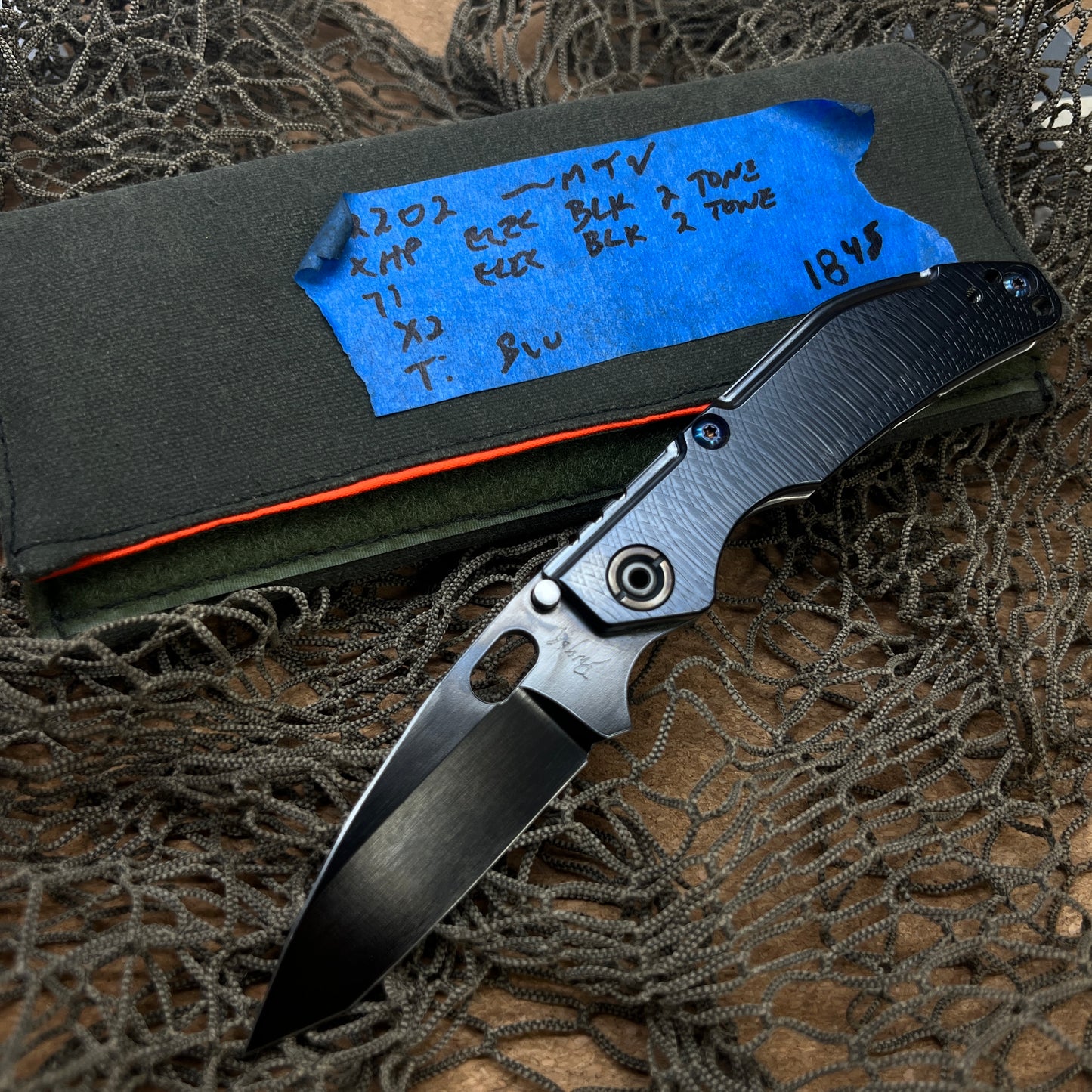 Dwyer Custom Goods DCG BBNM Tanto, V Ground