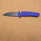 Blade Show West 2023 Special Malibu DLC Wharncliffe Blade, Purple Textured Scales #72 of 100