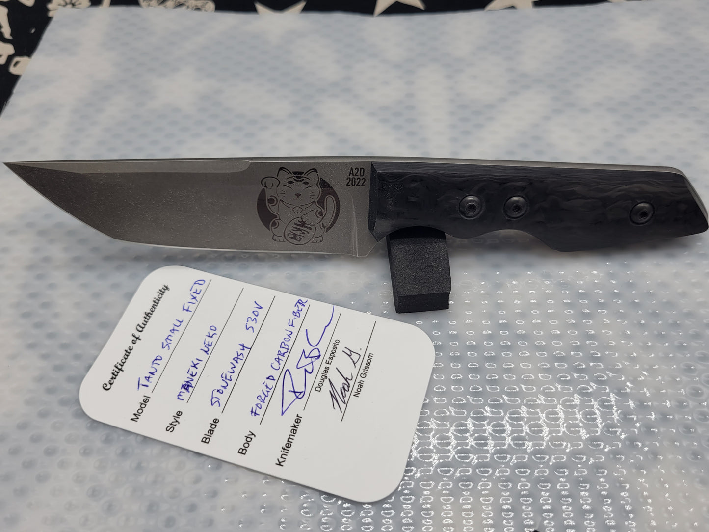A2D Maneki-Neko Tanto