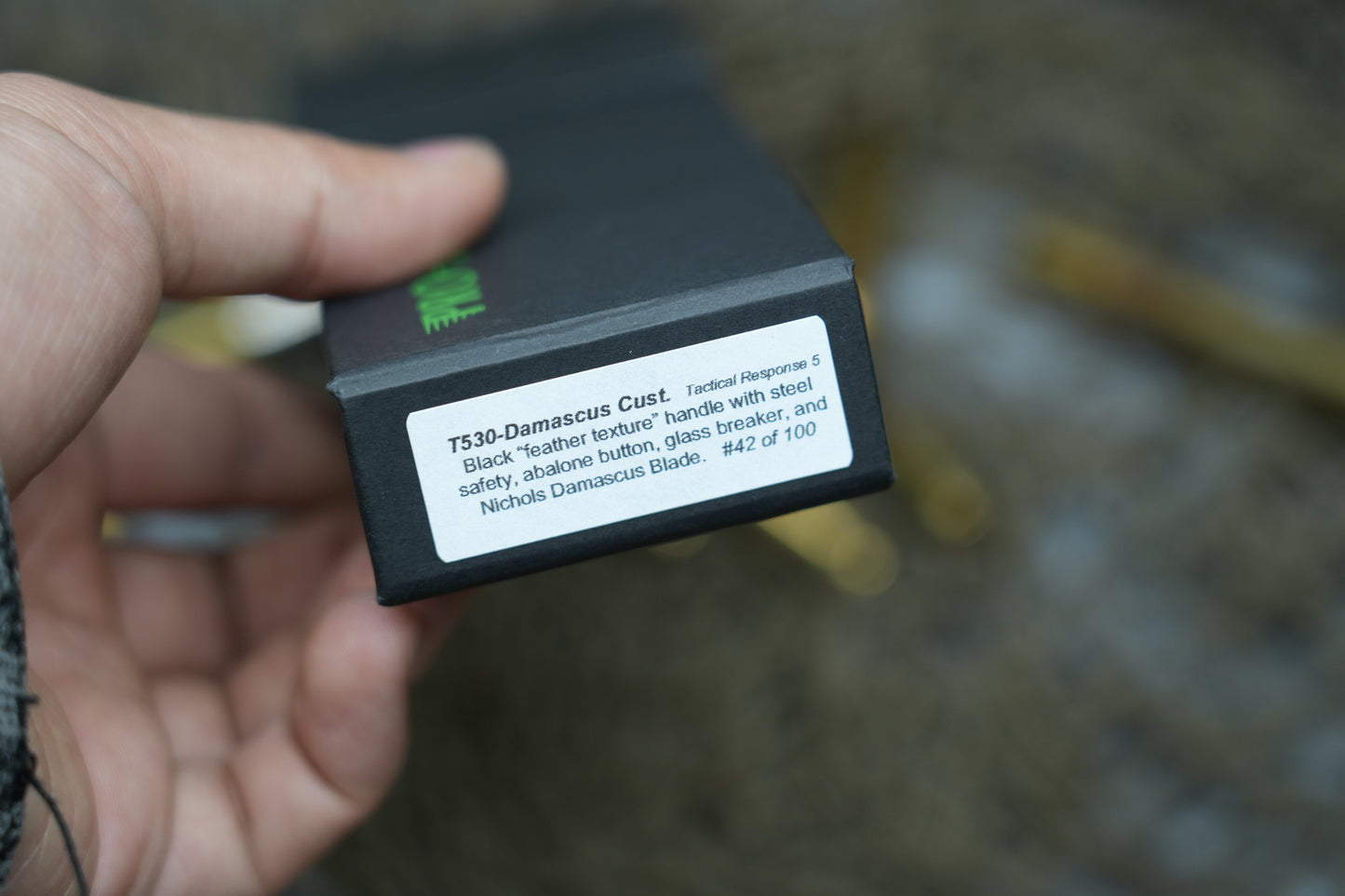 Pro-Tech tr5 T50 DMMA NICHOLS DAMASCUS