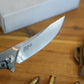 Zero Tolerance 0462 Dmitry Sinkevich Flipper Knife 3.75" CPM-20CV Two-Tone Blade, Red Carbon Fiber and Titanium Handles