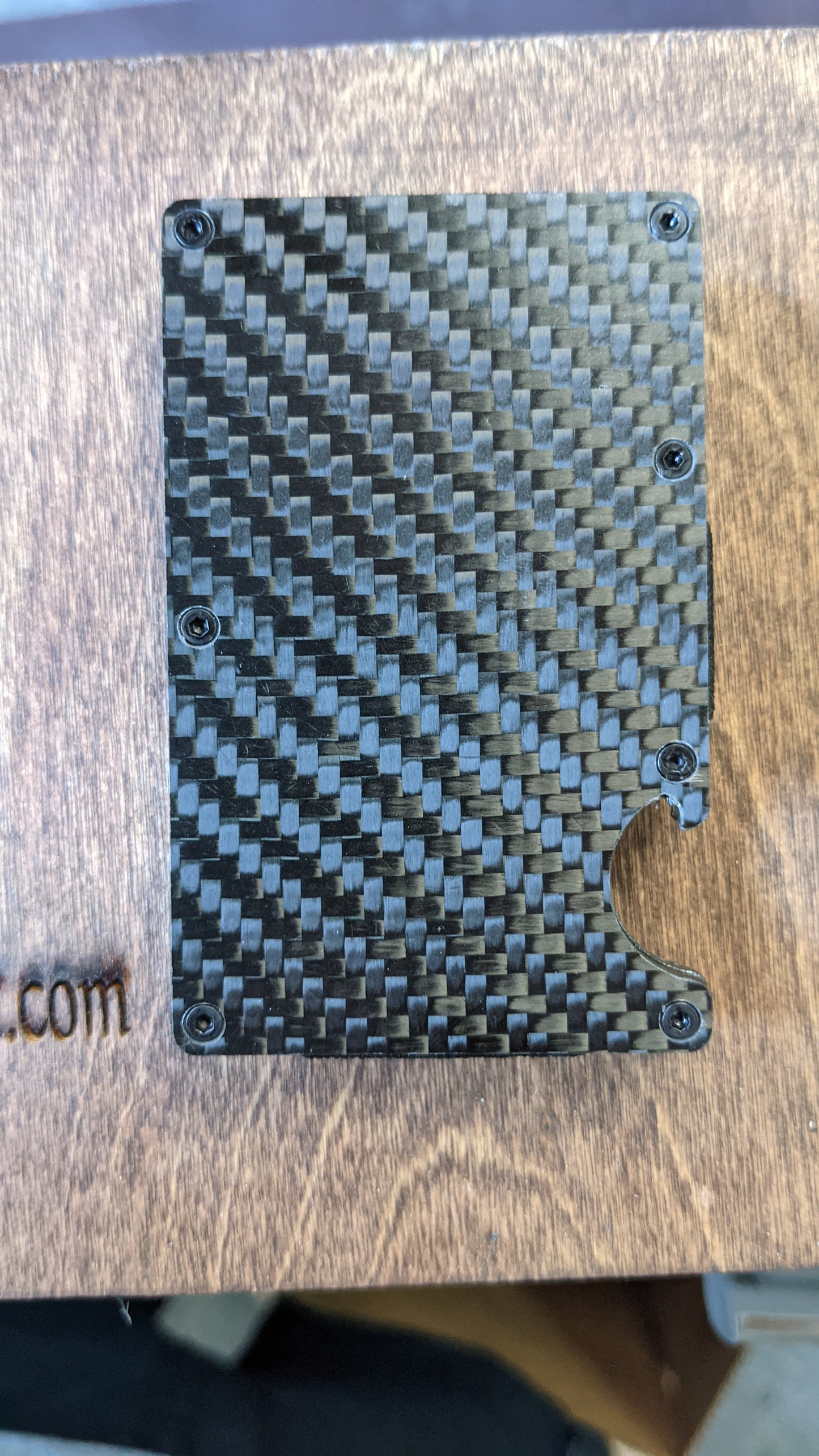 Carbon Fiber Money clip card wallet
