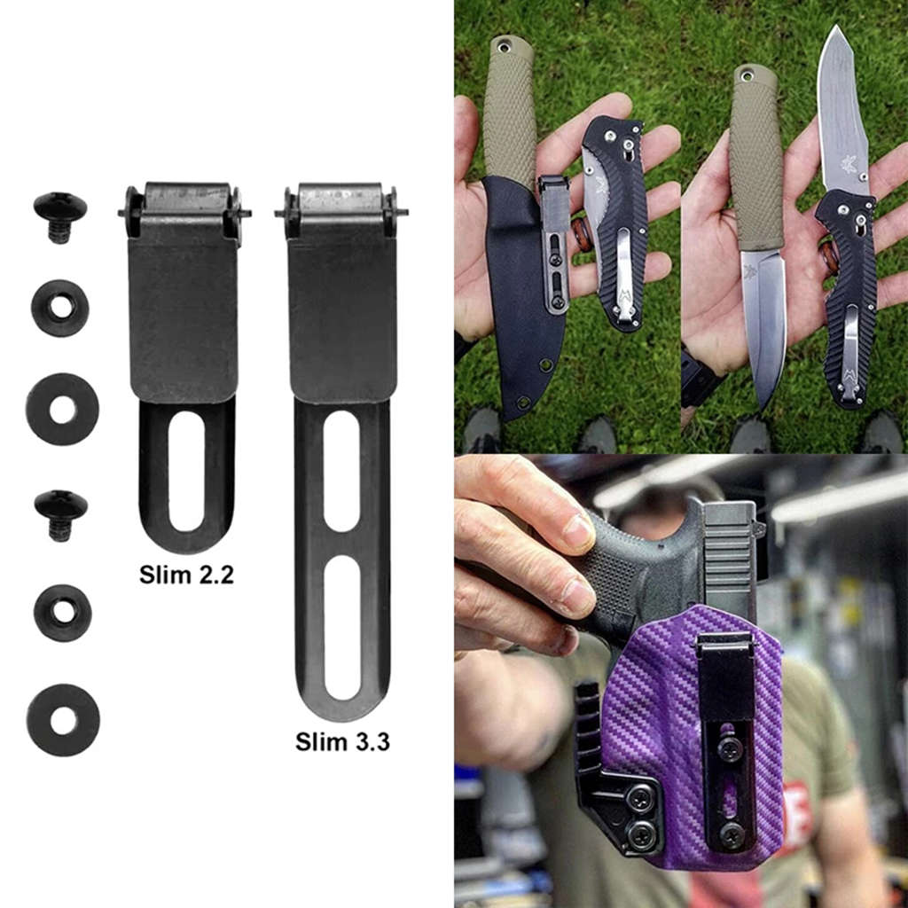 ULTICLIP Slim 3.3 Fixed Blade Clip for Belt-Less Carry - 238-DSLIM33