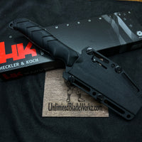 HK Fray Tanto Fixed Blade Knife Black Paracord (4.25" Black) 55240