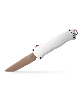 Benchmade Shootout AUTO OTF Knife 3.45" Black S30V Drop Point Blade, Black Aluminum Handles