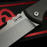 Chaves Redencion 229 Kickstop Drop Point Knife Titanium (3.63" Belt Satin)