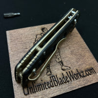 Benchmade 273-03 Shane Sibert Mini Adamas Folding Knife 3.25" CPM-MagnaCut Satin Plain Blade, Marbled Carbon Fiber Handles, AXIS/Crossbar Lock
