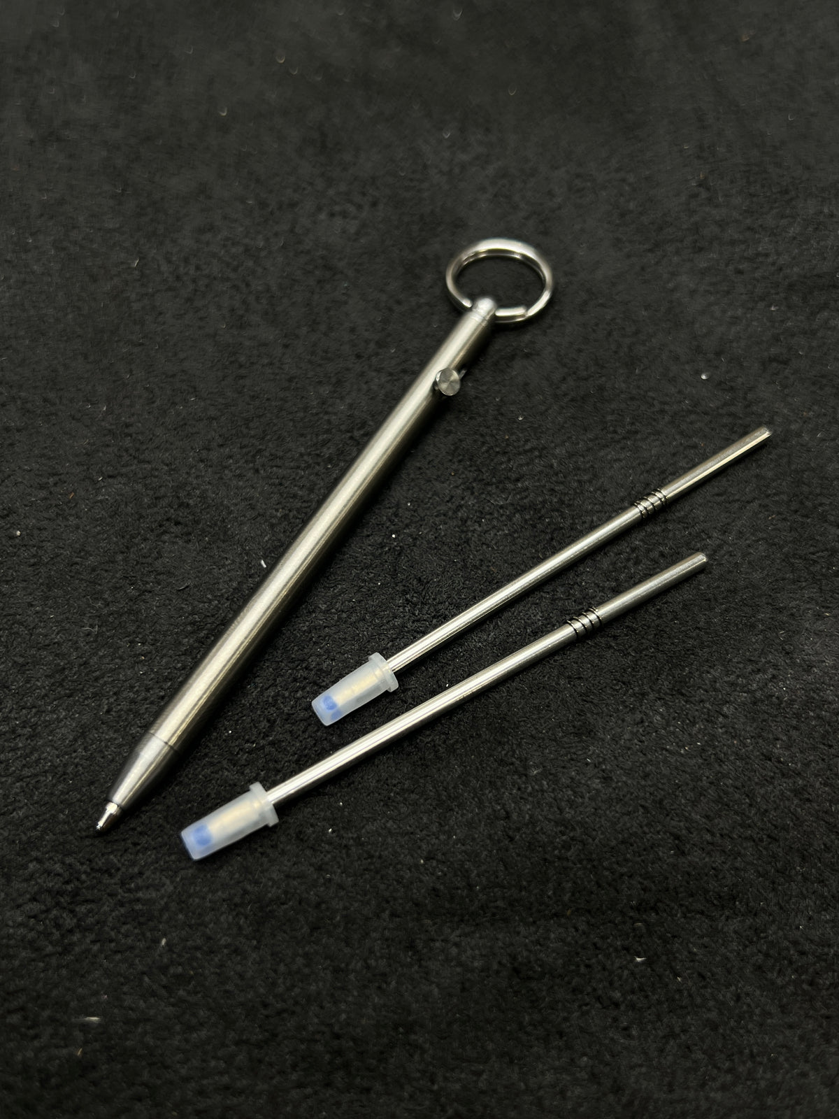 Keyring Pen Mini Titanium Bolt Action Keychain Pen – UnlimitedBladeworkz