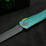Heretic Knives Manticore X Bounty Hunter OTF Knife 3.75" Battle Black Tanto  H0301-6A-BOUNTY