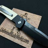 Pro-Tech Terzuola ATCF Automatic "Tuxedo" (3.45" DLC Blk Magnacut) BT2752