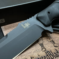 HK Fray Fixed Blade Knife Black Rubber (4.25" Black) 55250