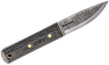Condor Tool & Knife CTK248-4HC Woodlaw Survival Knife 4" Carbon Steel Blade, Micarta Handle, Leather Sheath