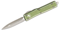 Microtech UTX-70 D/E OTF Automatic Knife Distressed OD Green (2.4" Apocalyptic)