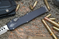 Microtech Halo VI Hellhound Tanto OTF Knife (4.4" Bronzed) 519-13