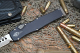 Microtech Halo VI Hellhound Tanto OTF Knife (4.4" Bronzed) 519-13