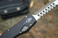 Microtech Halo VI Hellhound Tanto OTF Knife (4.4" Bronzed) 519-13