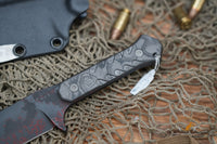 Blackside Customs Fedele X Fixed Blade Knife Carbon 4.5" N690C Halftone BSC-FX4