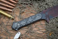 Blackside Customs Fedele X Fixed Blade Knife Carbon 4.5" N690C Halftone BSC-FX4