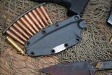 Blackside Customs Fedele X Fixed Blade Knife Carbon 4.5" N690C Halftone BSC-FX4