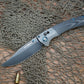 Benchmade Gold Class Crooked River AXIS Lock Knife Carbon Fiber (4" Black DLC)