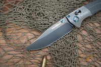 Benchmade Gold Class Crooked River AXIS Lock Knife Carbon Fiber (4" Black DLC)