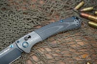 Benchmade Gold Class Crooked River AXIS Lock Knife Carbon Fiber (4" Black DLC)