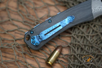 Benchmade Gold Class Crooked River AXIS Lock Knife Carbon Fiber (4" Black DLC)