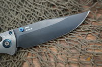 Benchmade Gold Class Crooked River AXIS Lock Knife Carbon Fiber (4" Black DLC)