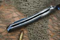 Benchmade Gold Class Crooked River AXIS Lock Knife Carbon Fiber (4" Black DLC)