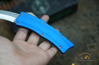 Heretic Roc Karambit Stonewash Blue