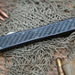 Microtech 106 Makora OTF AUTO 4.45" Black Double Combo Edge Blade, Carbon Fiber Handle