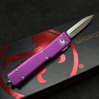 Microtech UTX-70 D/E OTF Automatic Knife Violet (2.4" Stonewash)