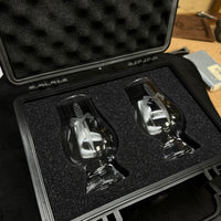 Microtech – MCK SHOT GLASS – Marfione Custom Glencairn Whisky Glass Set