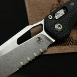 Microtech Standard Issue MSI Ram-Lok Knife Black Polymer (3.9" SW Serr)