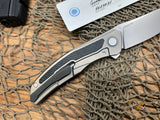 Shirogorov Quantum Ursus NL Flipper Knife 3.8" Cromax PM Drop Point Blade