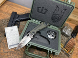 Blackside Customs/Strider Knives Collab SMF & Yo-Yo, Graffiti, morse code Let Them Hate, As Long As They Fear