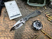 Blackside Customs/Strider Knives Collab SMF & Yo-Yo, Graffiti, morse code Let Them Hate, As Long As They Fear