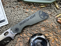 Blackside Customs/Strider Knives Collab SMF & Yo-Yo, Graffiti, morse code Let Them Hate, As Long As They Fear
