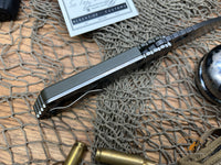 Blackside Customs/Strider Knives Collab SMF & Yo-Yo, Graffiti, morse code Let Them Hate, As Long As They Fear
