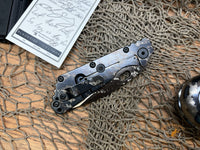 Blackside Customs/Strider Knives Collab SMF & Yo-Yo, Graffiti, morse code Let Them Hate, As Long As They Fear