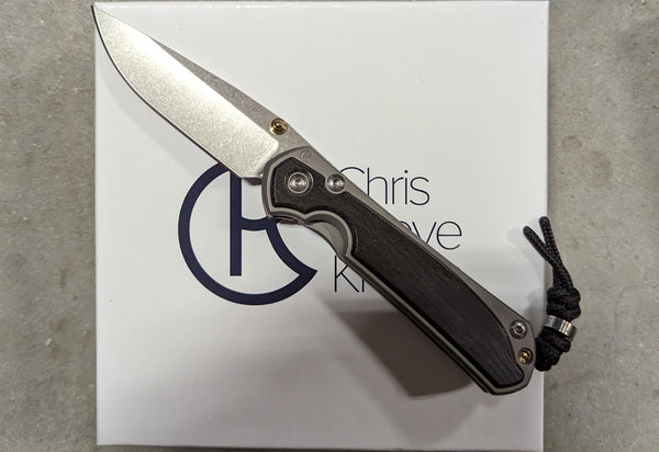 Chris Reeve Small Sebenza 31 Bog Oak Inlay (2.99" S45VN SW Drop Point) S31-1100