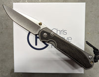Chris Reeve Large Sebenza 31 Bog Oak Inlay (3.6" S45VN SW Drop Point) S31-1100