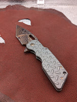 Strider Damascus MK1 Ti Treadplate