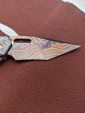 Strider Damascus MK1 Ti Treadplate