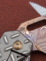 Strider Damascus MK1 Ti Treadplate