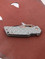 Strider Damascus MK1 Ti Treadplate