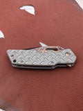 Strider Damascus MK1 Ti Treadplate