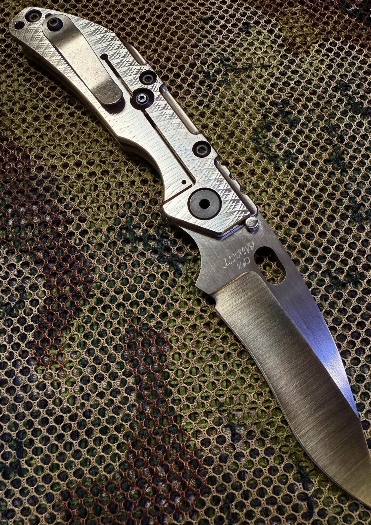 Duane Dwyer Custom BBN-L Magnacut Speed & Feed Titanium